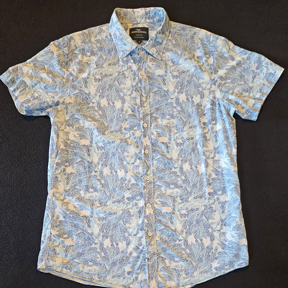 Rodd & Gunn Short‎ Sleeve Sports Fit Makarora men's Size Medium